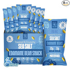 Where You Bean Edamame Beans Snack (Sea Salt) - Crunchy and Dry Roasted Edamame Beans - High Protein Snacks, Keto and Vegan Healthy Snacks for Adults & Low Carb Snack 0.9 oz (Pack of 8)