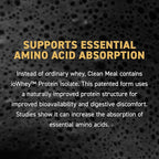 Kaged Clean Meal Powder | Chocolate Peanut Butter | Meal Replacement Shake | Whey Protein Isolate | Clean Carbs, MCT Oil Fats, Organic Vitamins and Minerals | Supplements for Men & Women | 20 Servings