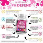 Clean Nutraceuticals Vaginal Probiotics for Women + Prebiotics 20 Billion Cranberry Pills w D-Mannose 500 mg for Urinary Tract Health pH Balance - for Vaginal Health Supplements Pills - 3Pack