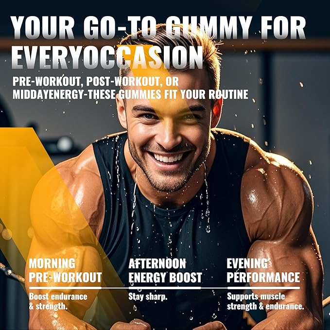 NSF Certified Creatine Gummy - Creatine Monohydrate Gummies for Men & Women-5g of Creatine Monohydrate per Serving - Sugar Free,Vegan, Organe Electrolyte Chews, 135 Count