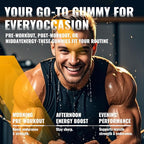 NSF Certified Creatine Gummy - Creatine Monohydrate Gummies for Men & Women-5g of Creatine Monohydrate per Serving - Sugar Free,Vegan, Organe Electrolyte Chews, 135 Count