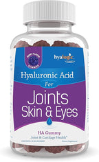 Hyalogic Hyaluronic Acid Gummies – Supplement for Joint, Skin & Eyes – Mixed Berry Flavor – Gummy Vitamins for Women & Men – Gluten-Free, Non-GMO, 30 Count