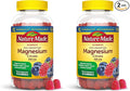 Nature Made High Absorption Magnesium Citrate 200 mg per Serving, Magnesium-Supplement for Muscle, Nerve, Bone and Heart Support, 90 Magnesium Gummies, 45 Day Supply,(Pack of 2)