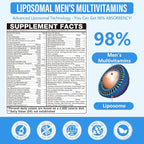 2 Pack 60-IN-1 Liposomal Methylated Multivitamin Gummy for Men Overall 4500MG+,Vitamin A C D3 K E B Complex ,Probiotics,Omega 3,CoQ10,Zinc,120+ Nutrients,for Immune,Heart and Digestive Wellness