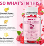 Pack of 2 Premium Feminine Balance Gummies, Hawaiian Pineapple Feminine Gummies for Women PH Balance & Vaginal Health, 120