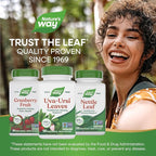 Nature's Way Uva Ursi Leaves, Traditional Urinary Support*, 1,110 mg per 3-Capsule Serving, Non-GMO Project Verified, Herbal Dietary Supplement, Gluten Free, 100 Vegan Capsules (Packaging May Vary)