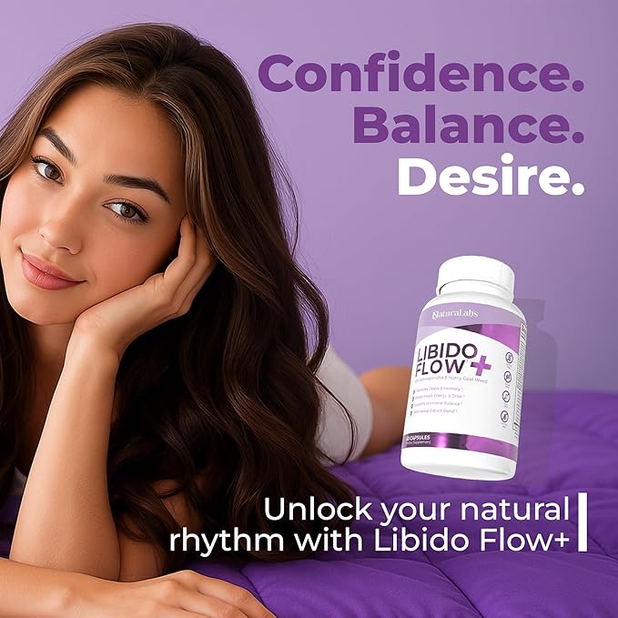 Female Libido Booster For Women Over 40 - Maca Root Capsules For Women with Fenugreek, Ashwagandha, Zinc, L-Arginine - Libido, Energy, Mood Enhancer, Mind Boost, Hormone Balance Support Pills - 60 ct