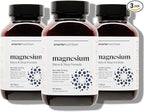 Smarter Nutrition Magnesium Complex - Chelated Magnesium Glycinate with Citrate, Malate and L-Theanine for Sleep, Muscle Relaxation and Stress Support - Non-GMO - 360 Tablets[180DaySupply]
