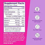 Viactiv Calcium +Vitamin D3 Supplement Soft Chews, Milk Chocolate, 60 Chews - Calcium Dietary Supplement for Bone Health