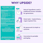 UPSIDE Pre-Celebration Vitamin Jelly Sticks | Natural Ingredients for Better Mornings | Eat One Before Celebrating | DHM, Hardy Orange, Electrolytes | Party, Wedding, Weekend & Vacation Essentials