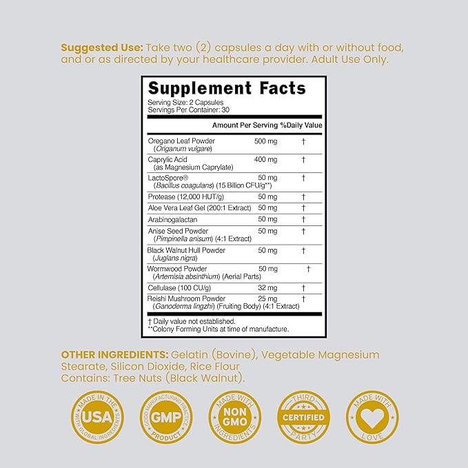 Candida Cleanse Detox (60 Count) Advanced 11-in-1 Formula for Overgrowth Treatment with Candida Killer Complex for Men and Women - Third Party Tested - Made in USA