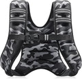 ZELUS Weighted Vest, 6lb/8lb/12lb/16lb/20lb/25lb/30lb Weight Vest with Reflective Stripe for Workout, Strength Training, Running, Fitness, Muscle Building, Weight Loss, Weightlifting