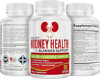 3-Month Kidney & Bladder Support Supplements | Men & Women | Total Urinary Tract Health Supplement Complex | 90 Capsules