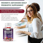 Built by Nature Probiotics for Women Gummies 3 Billion CFU, 6 Probiotic Strains with Cranberry Supplement, Digestive, Immune, Vaginal & Urinary Health, Shelf Stable, 60 Gummy