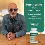 Emma Gut Health Relief Supplement, Doctor Endorsed Formula for Women & Men, Leaky Gut & Digestive Support for Constipation, Bloating & Gas Relief with Berberine, Resveratrol, Quercetin, 60 Capsules