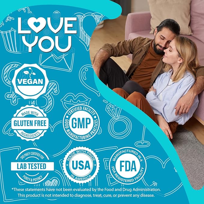 Love You Collagen Complex – Types I, II, III, V & X – Hair, Skin, Nails, Joints & Gut Support – Hydrolyzed Bovine Collagen Peptides – Grass-Fed, Non-GMO, 120 Capsules, USA Made