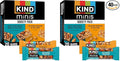 KIND Minis Snack Bars,Dark Chocolate Nuts & Sea Salt and Caramel Almond & Sea Salt,3g Sugar,Gluten Free Bars,Variety Pack,0.7 OZ,20 Count (Pack of 2)