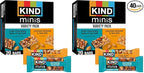 KIND Minis Snack Bars,Dark Chocolate Nuts & Sea Salt and Caramel Almond & Sea Salt,3g Sugar,Gluten Free Bars,Variety Pack,0.7 OZ,20 Count (Pack of 2)