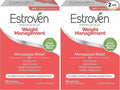 Estroven Weight Management for Menopause Relief - 60 Ct. - Clinically Proven Ingredients Help Manage Weight, Provide Night Sweats & Hot Flash Relief - Drug-Free & Gluten-Free, (Pack of 2)