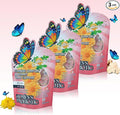 BUTTERFLY'S TEAR Women's Probiotic Gummies | 18-in-1 Feminine Comfort & Urinary Tract Support | 14 Probiotics + 4 Prebiotics | Peach Flavor | Intimate Moisture, pH Balance, Healthy Flora, 180 Chew
