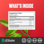 LES Labs Insulin Health – Metabolic Health and Support, Lipid & Carbohydrate Metabolism – Berberine, Chromium, Olive Leaf, Alpha Lipoic Acid & Vanadium – Non-GMO Supplement – 60 Capsules