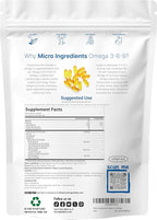 Ultra Omega 3-6-9 3600mg Per Serving, 300 Burpless Softgels | Lemon Flavor – Blend of Fish, Flaxseed, Borage Oils | Bioavailable Source, Non-GMO, No Gluten, Mercury Free