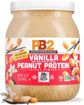 PB2 Performance Peanut Plant Based Vegan Protein Powder | 20g Complete Protein, No Added Sugar, Prebiotic Fiber | Dairy Free, Certified Vegan, Non-GMO, Gluten Free [Peanut w/Madagascar Vanilla, 2LB]