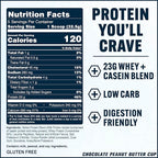 PEScience Select Protein Powder, Whey and Casein Blend, Lean Protein Powder for Women and Men, Low Calorie, Low Carb, Keto Friendly, Gluten Free, Chocolate Peanut Butter Cup - 5 Servings