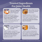 Joint Complex - Joint & Cartilage Health - Joint Support Supplement with Calcium, NEM Eggshell Membrane, Boswellia Serrata - Knee Supplements for Men & Women, 60 Capsules