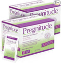 Pregnitude Reproductive Fertility Support - Helps Promote Regular Ovulation - Menstrual Cycles, and Increase Quality of Eggs - 60 Day Supply 120 Packets