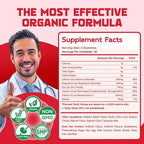 Magnesium Glycinate Gummies - Sugar Free Magnesium Potassium Supplement with Vitamin D, B6, CoQ10 for Calm Mood & Sleep Support - 120 Strawberry Chews