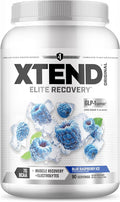 Xtend Original BCAA Powder, 7g BCAAs and 2.5g L-Glutamine for Muscle Recovery Hydration and Lean Muscle, Sugar Free Intra and Post Workout Drink with Electrolytes, Blue Raspberry Ice, 90 Servings