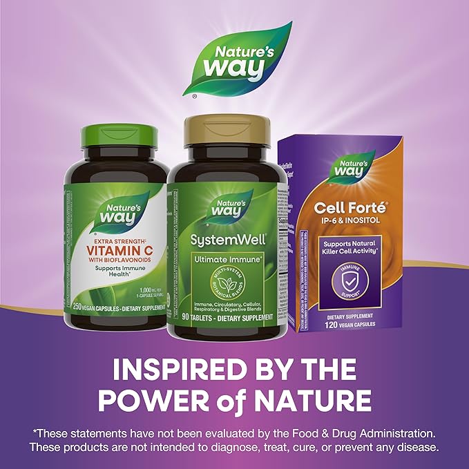 Nature's Way Systemwell Ultimate Immune* with Vitamins C, A, D, Zinc, and Selenium, Multi-System Botanical Blends Including Immune, Respiratory, Digestive & Circulatory, 90 Tablets