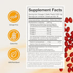 Membrasin Vaginal Moisture Support Vitality Pearls, Menopause Supplement for Vaginal Dryness & Itch, Estrogen-Free Supplement, 100% Natural Formula, Made with Sea Buckthorn Oil, 30 Oral Softgels