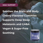 Youngevity Beyond Sleep Gummies – Plant-Derived Melatonin, GABA, L-Tryptophan, Chamomile – Supports Restful Sleep and Relaxation – Tart Cherry Flavor – 60 Vegan, Sugar-Free Gummies