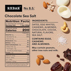RXBAR Protein Bars, Protein Snack, Snack Bars, Chocolate Sea Salt, 22oz Box (12 Count)