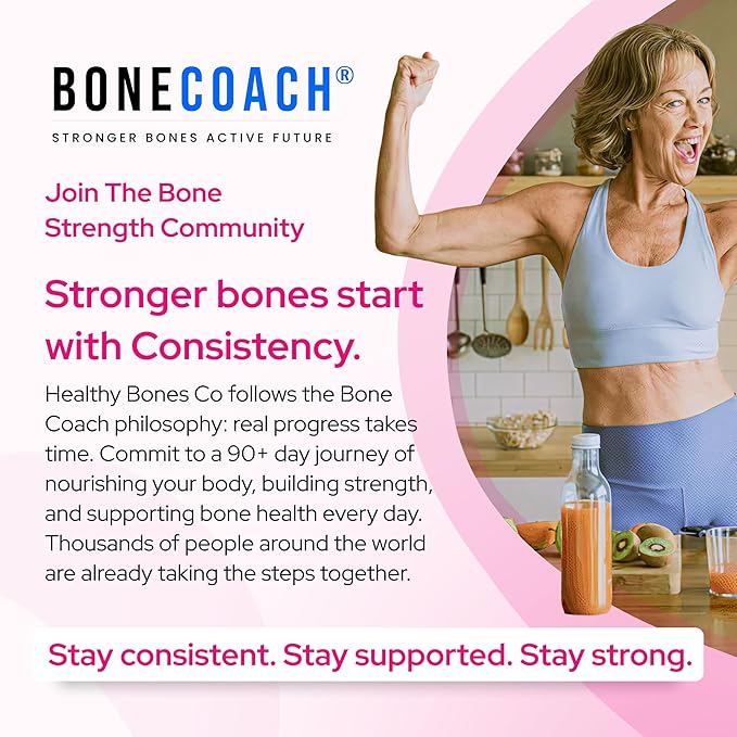 FORTIBONE® Premium Bone Health Collagen Peptides w/FORTIGEL®, VERISOL®, TENDOFORTE® | Clinically-Supported for Bones Joints Skin Hair Nails | Hydrolyzed Collagen Anti-Aging Formula | 30 Servings