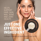 WoldoHealth Collagen Peptides Powder 50 Servings - Grass Fed & Pasture Raised, Unflavored, Dissolves Easily in Hot & Cold Drinks, Supports Hair, Skin, Nails, Bones & Joints