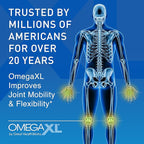 OmegaXL Powerful Joint and Muscle Support Supplement 60 Count (2 Pack) & TurmericXL (30 Count)