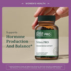 Gaia Herbs Pro Vitex PRO- Supplement Supports Normal Menstrual Cycle & Healthy Menopause* - Progesterone Support Supplement* with Organic Chaste Tree Berry Extract - 60 Liquid Phyto-Caps (30 Servings)