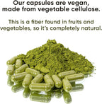 Organic Matcha Green Tea Capsules - Natural Energy Boost - Clean Gradual Caffeine - Japanese Matcha Green Tea Pills - 100% Natural Antioxidant - Calming and Relaxing - 120 Daily Capsules - 2,000/mg