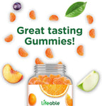 Lifeable Vitamin C Gummies for Adults | 750mg | Great Tasting Orange Flavor VIT C | Vegan Non GMO Vitamin C Chewable | for Immune Support | 90 Gummies