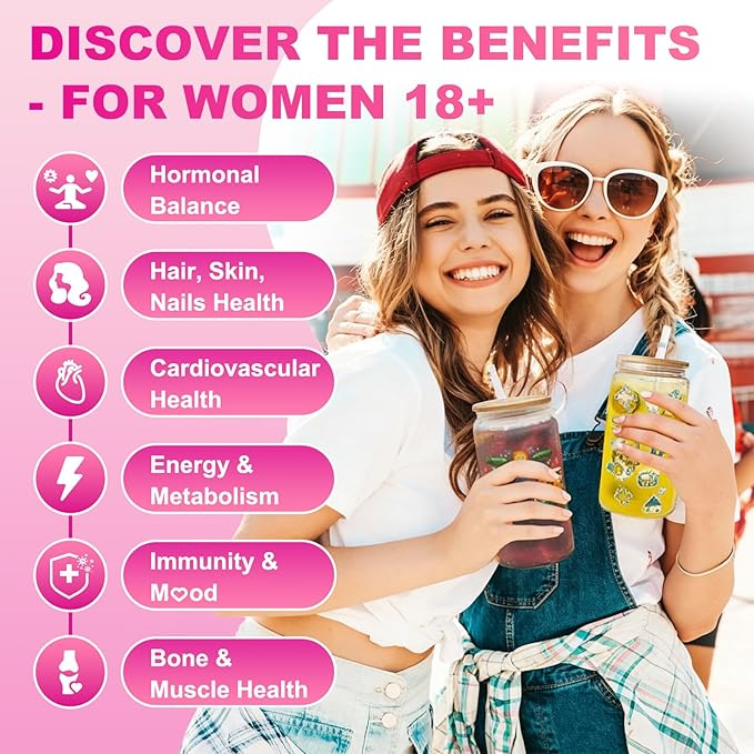 90 Count | Methylated Multivitamin Gummies for Women – Womens Multivitamin Gummies with B Complex, Minerals, CoQ10, Myo-Inositol for Energy, Hormone Balance & Immune Support Sugar Free