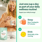 VoomVaya MenoSlim Tea – Menopause & Perimenopause Supplement for Women – Supports Healthy Metabolism & Overall Wellness – Acai Berry Flavor – 30 Tea Bags