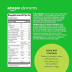 Amazon Elements - Men’s Organic Multivitamin, 90 Gummies (3 Gummies per Serving), Vegetarian, Gluten Free, Certified Organic (Previously Revly) (Pack of 3)