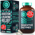 Digestive Enzymes for Women and Men with Probiotics and Prebiotics - Vegan Digestive Enzyme Blend - Bloating Support, Gut Health & Digestion Supplement with Artichoke Ginger Turmeric - 180 Capsules