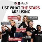 10X Health Amino Acids - 30 Servings of EAA & BCAA Powder, Pre Workout BCAA with Essential Amino Acids Supplement - BCAAs & EAAs for Longevity, Muscle Support, Strength, Energy - Fruit Punch