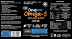 100% Pure Fish Oil for Dogs & Cats (1,545mg Omega 3 per Teaspoon) 32oz. Loaded with EPA & DHA for Joints, Skin & Coat, Itching, Heart & Immune Health. Stronger Than Salmon Oil. Unflavored Omegease.