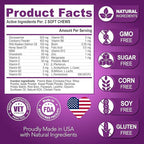 Dog Multivitamin Chewable with Glucosamine - Dog Vitamins and Supplements - Senior & Puppy Multivitamin for Dogs - Pet Joint Support Health - Immunity - Mobility - Energy - Gut - Skin - 120 Chews