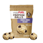 simplyFUEL Whole-Food Protein Balls (Cookie Dough Delight), 8 g High-Protein, Gluten-Free, Healthy Snack for Adults & Kids, 9.6 oz